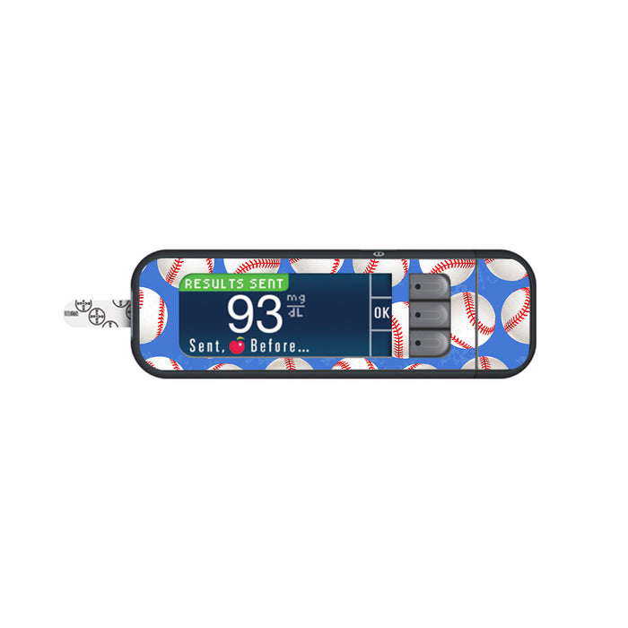 Play Ball Skin for Bayer Contour Next Glucometer