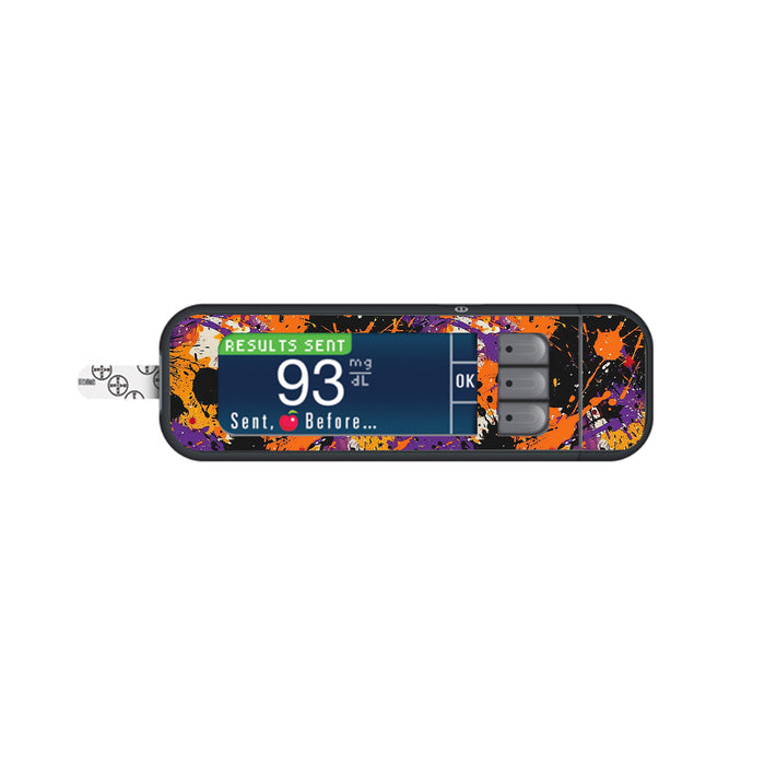 Spooky Splatter for Bayer Contour Next Glucometer