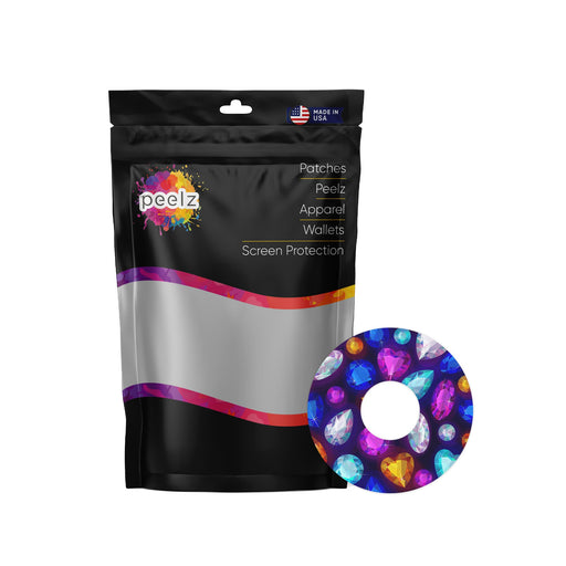 Bejeweled Patch Tape Designed for the FreeStyle Libre 3-Pump Peelz