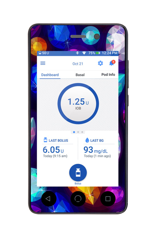 Bejeweled for Omnipod DASH™-Pump Peelz