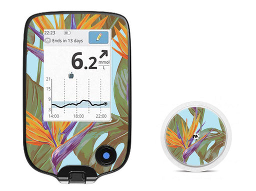 Birds Of Paradise For Freestyle Libre Receiver + Sensor Libre