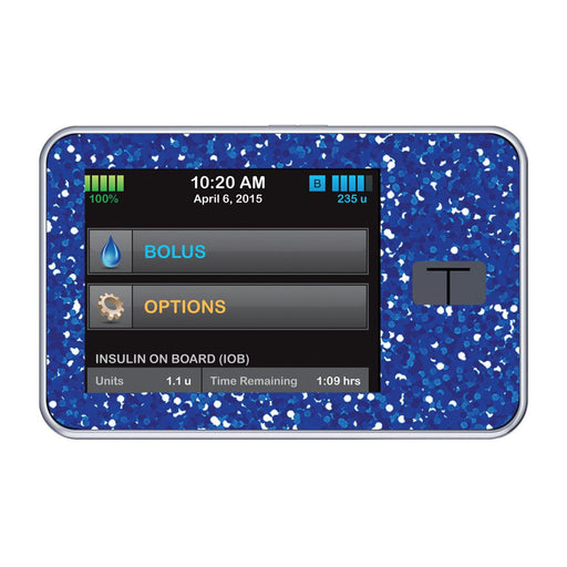 Blue Confetti For Tandem T:slim Insulin Pumps Peelz