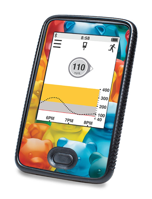 Candy Bears DEXCOM G6 Touchscreen Receiver-Pump Peelz