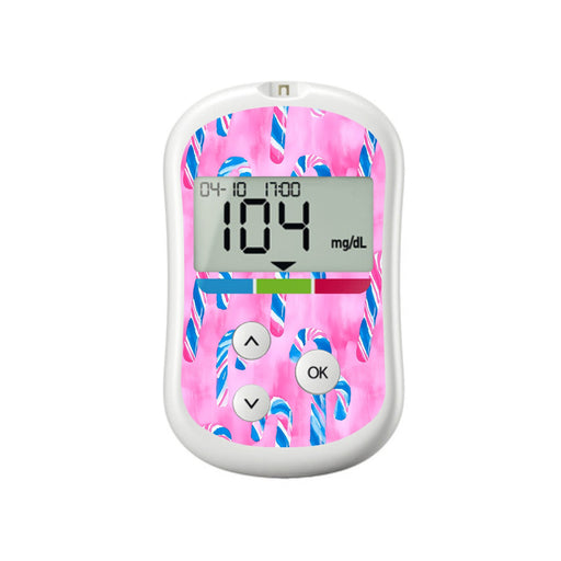 Candy Canes OneTouch Verio Flex Glucometer-Pump Peelz