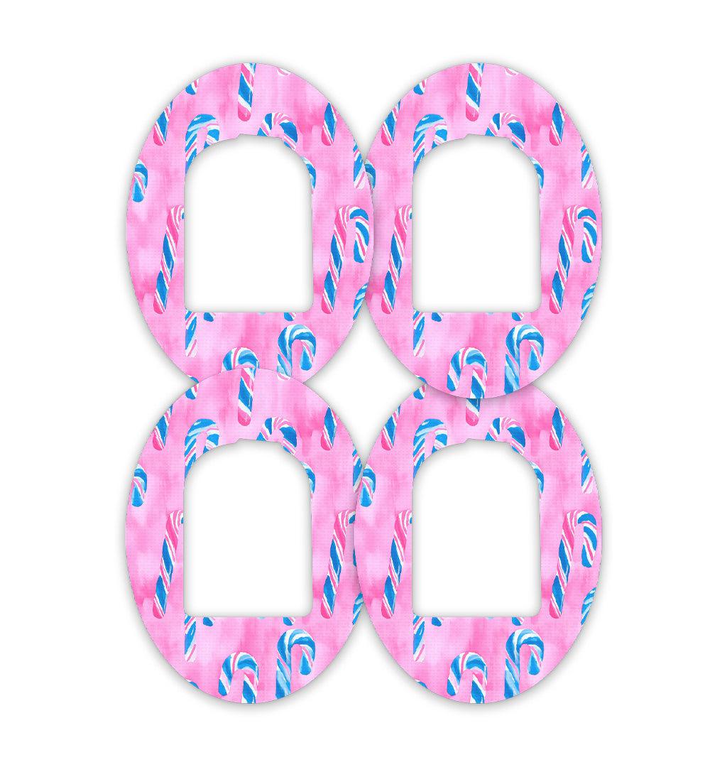 Candy Canes Patch Tape Designed for the Omnipod-Pump Peelz
