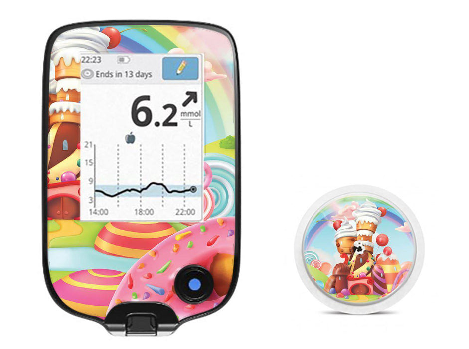 Candy Castle For Freestyle Libre Receiver + Sensor Libre