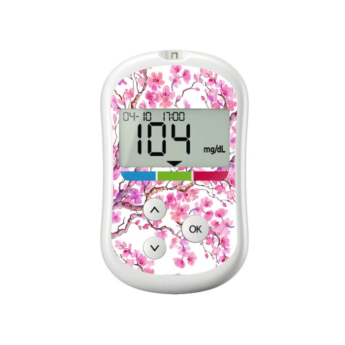 Cherry Blossom For Onetouch Verio Flex Glucometer Peelz