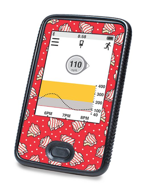 Christmas Cakes DEXCOM G6 Touchscreen Receiver-Pump Peelz