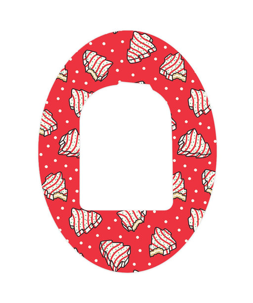 Christmas Cakes Patch Omnipod Tape-Pump Peelz