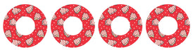 Christmas Cakes Patch Tape Designed for the FreeStyle Libre 2-Pump Peelz