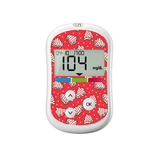 Christmas Cakes for OneTouch Verio Flex Glucometer-Pump Peelz