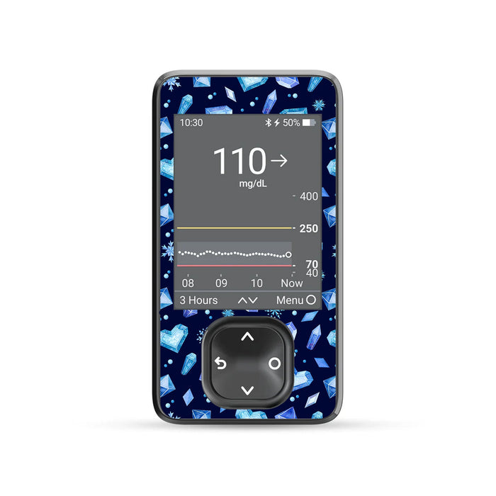 Cold Heart DEXCOM G7 and Stelo and G6 Touchscreen Receiver Sticker-Pump Peelz