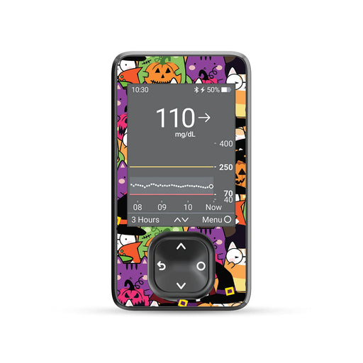 Costume Cats DEXCOM G7 and Stelo and G6 Touchscreen Receiver Sticker-Pump Peelz