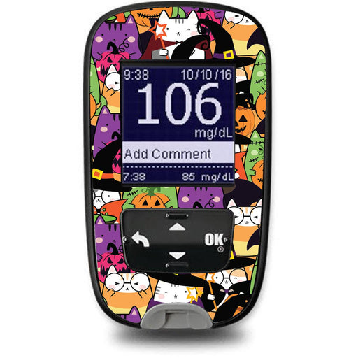 Costume Cats for the Accu-Chek Guide Glucometer-Pump Peelz