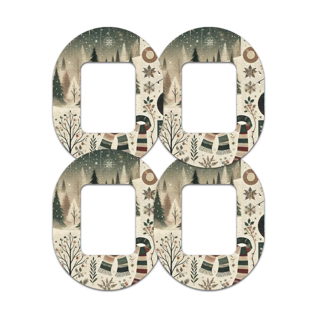 Cottagecore Christmas Patch Tape Designed for the Tandem Mobi-Pump Peelz