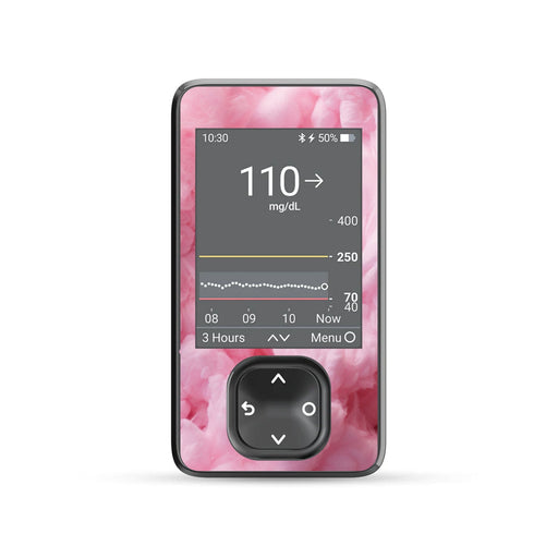 Cotton Candy DEXCOM G7 and Stelo and G6 Receiver Sticker-Pump Peelz