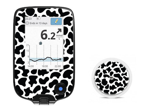 Cow Print For Freestyle Libre Receiver + Sensor Libre