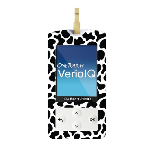 Cow Print For Onetouch Verio Iq Glucometer Peelz Verioiq