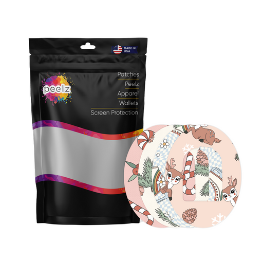 Cute Christmas Variety Patch Tape Designed for the DEXCOM G6-Pump Peelz