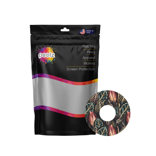 Dark Moon Leaves Patch Tape Designed for the FreeStyle Libre 3-Pump Peelz