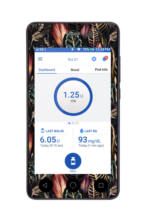 Dark Moon Leaves for Omnipod DASH™-Pump Peelz