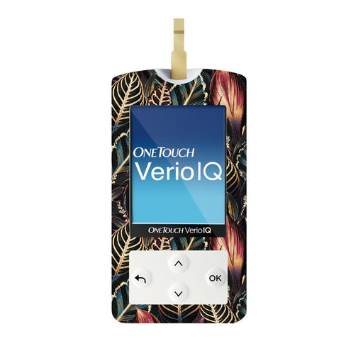 Dark Moon Leaves for OneTouch Verio IQ Glucometer-Pump Peelz