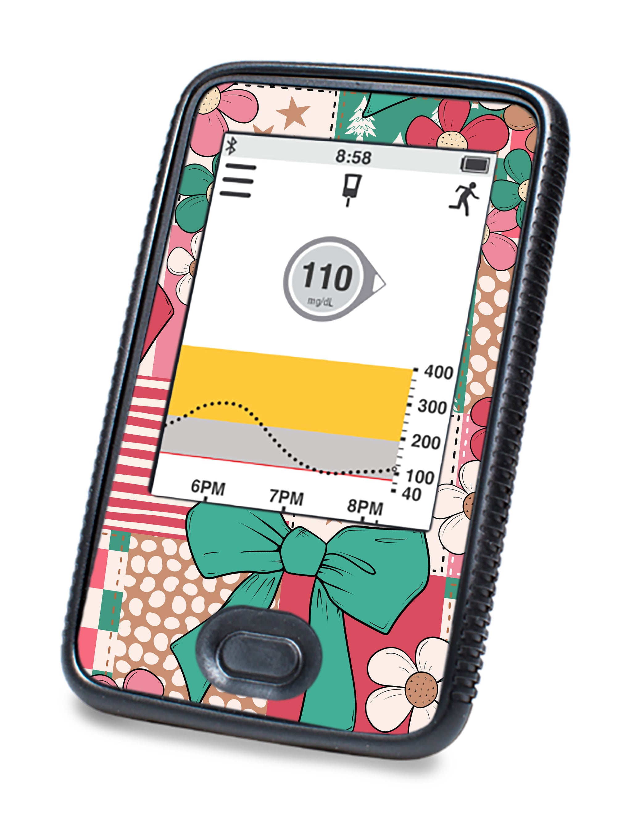 Merry Coquette Dexcom G6 Touchscreen Receiver Sticker - Pump Peelz