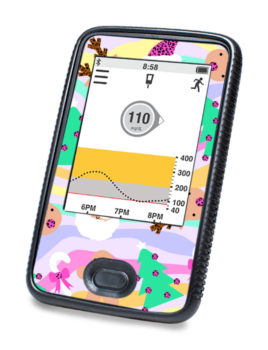 Christmas Pastel Sticker for DEXCOM G6 Touchscreen Receiver