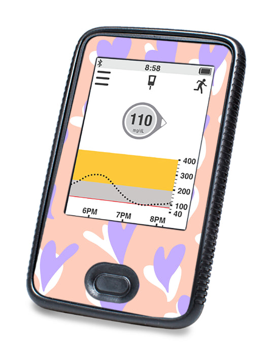 Lavender Love DEXCOM G6 Touchscreen Receiver