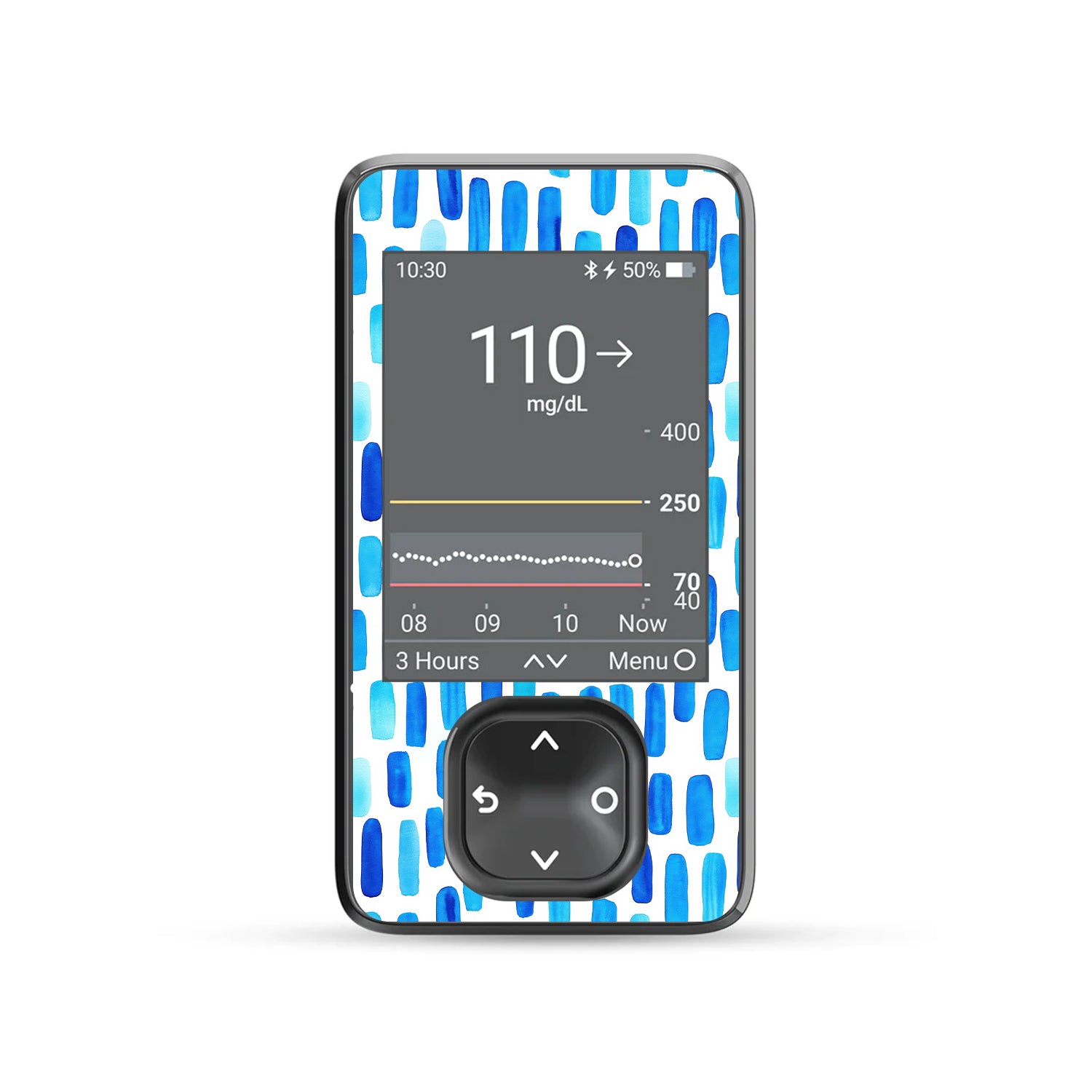 Level Lines Dexcom G7 and G6 Touchscreen Receiver Sticker - Pump Peelz