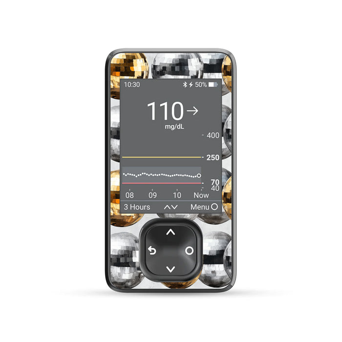 Disco Balls DEXCOM G7 and G6 Touchscreen Receiver Sticker