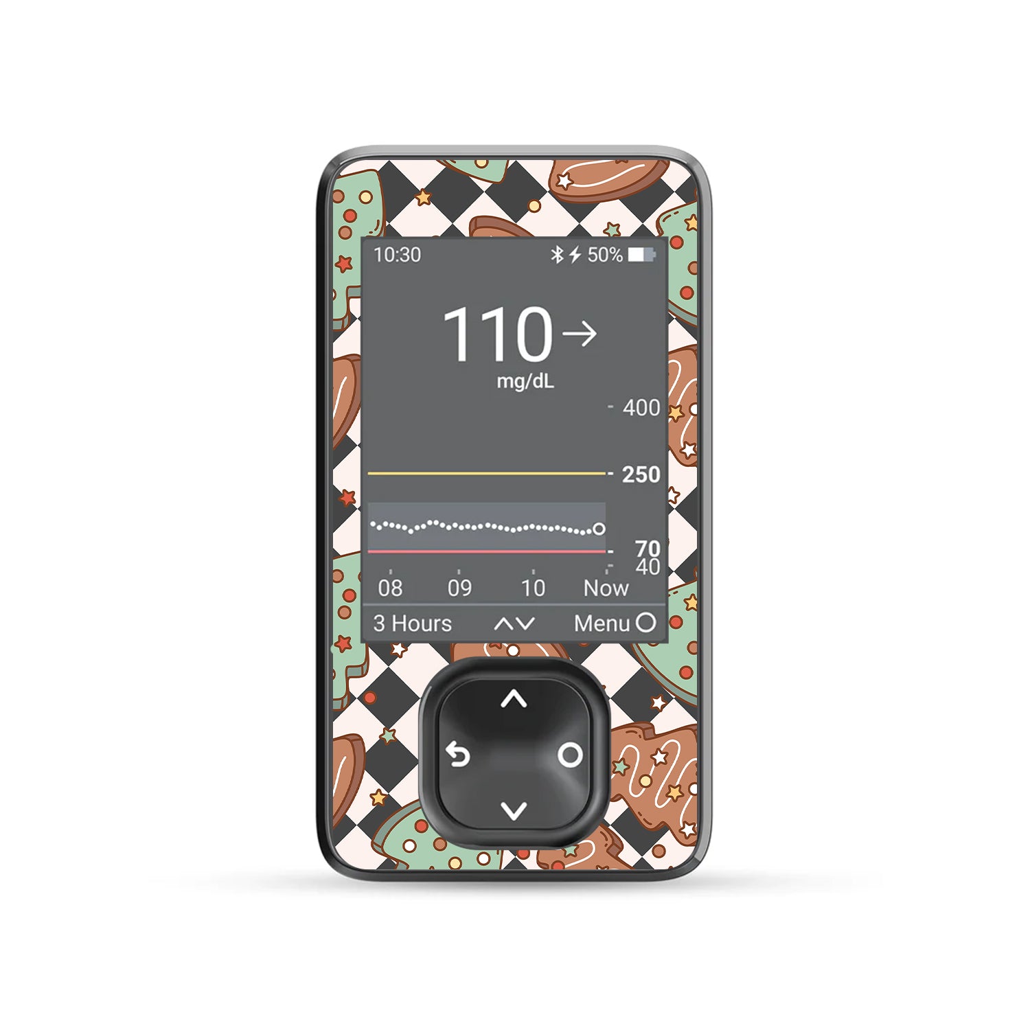 Sweet Tree Treats Dexcom G7 and G6 Touchscreen Receiver Sticker - Pump Peelz