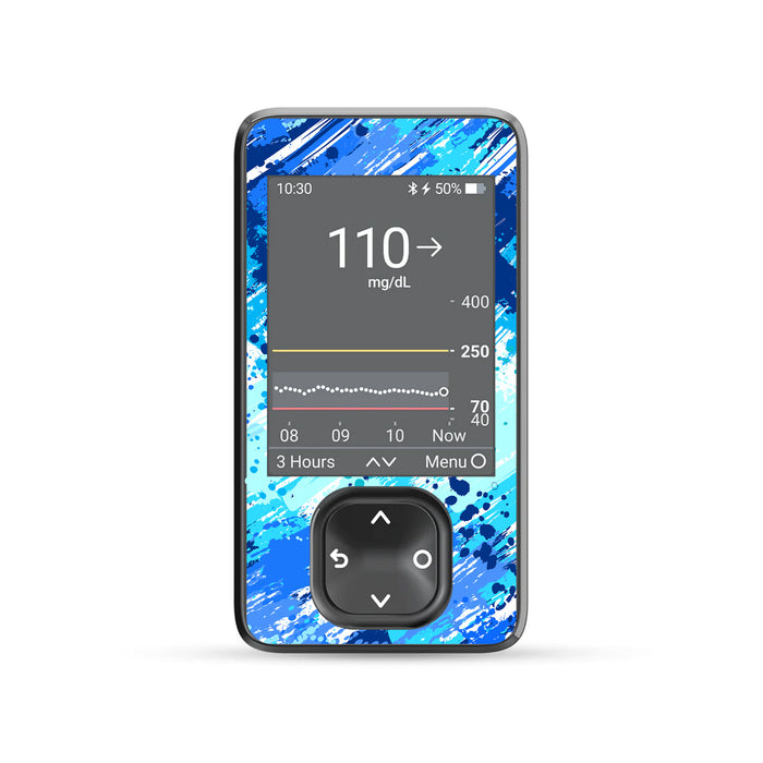 Beta Blue Sticker for DEXCOM G7 and G6 Touchscreen Receiver Sticker