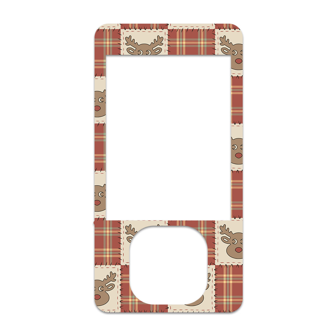 Rustic Reindeer Dexcom G7 and G6 Touchscreen Receiver Sticker - Pump Peelz