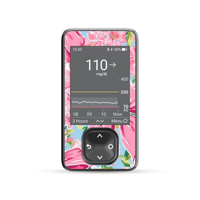 Blossom Bows DEXCOM G7 and G6 Touchscreen Receiver Sticker