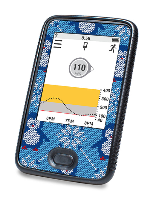 Knitted Penguins DEXCOM G6 Touchscreen Receiver - Pump Peelz