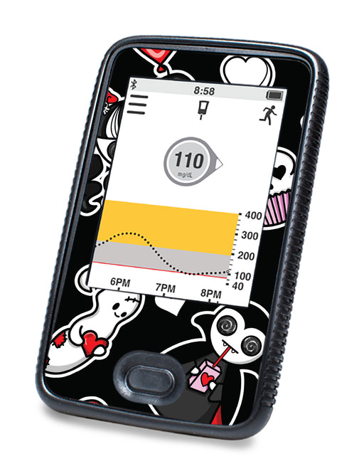 Halloween Valentine DEXCOM G6 Touchscreen Receiver - Pump Peelz