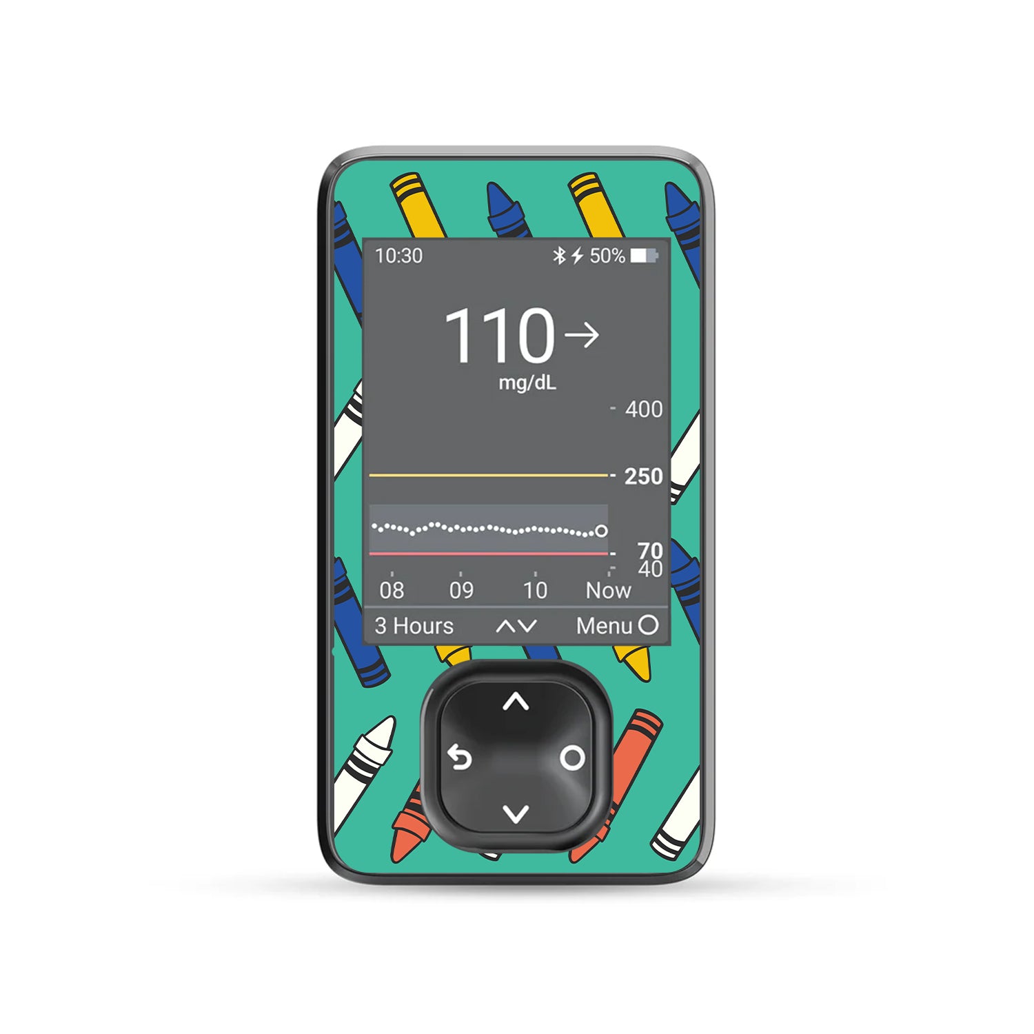 Crayon Pop Dexcom G7 Touchscreen Receiver Sticker - Pump Peelz