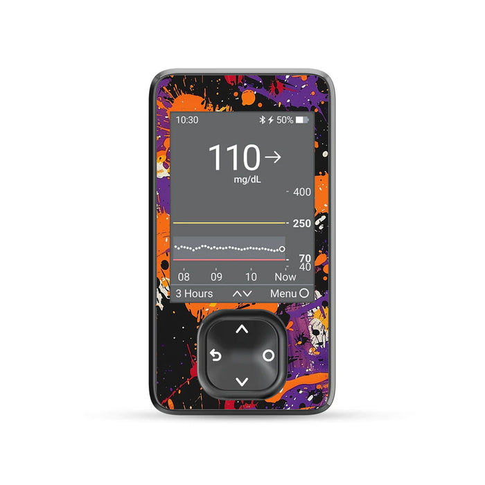 Spooky Splatter DEXCOM G7 Touchscreen Receiver