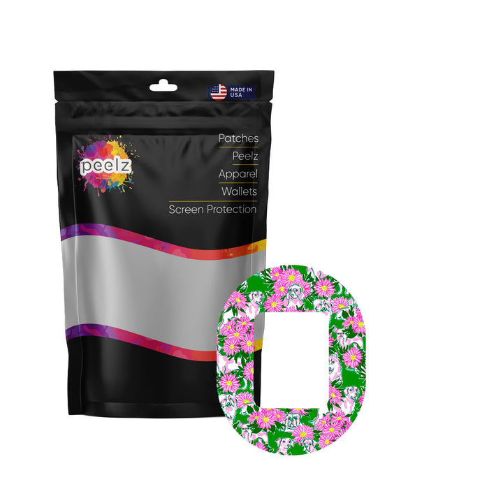 Dogs and Daisies Patch Tape Designed for the Tandem Mobi-Pump Peelz