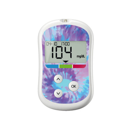 Endless Summer Tie-Dye For Onetouch Verio Flex Glucometer Peelz