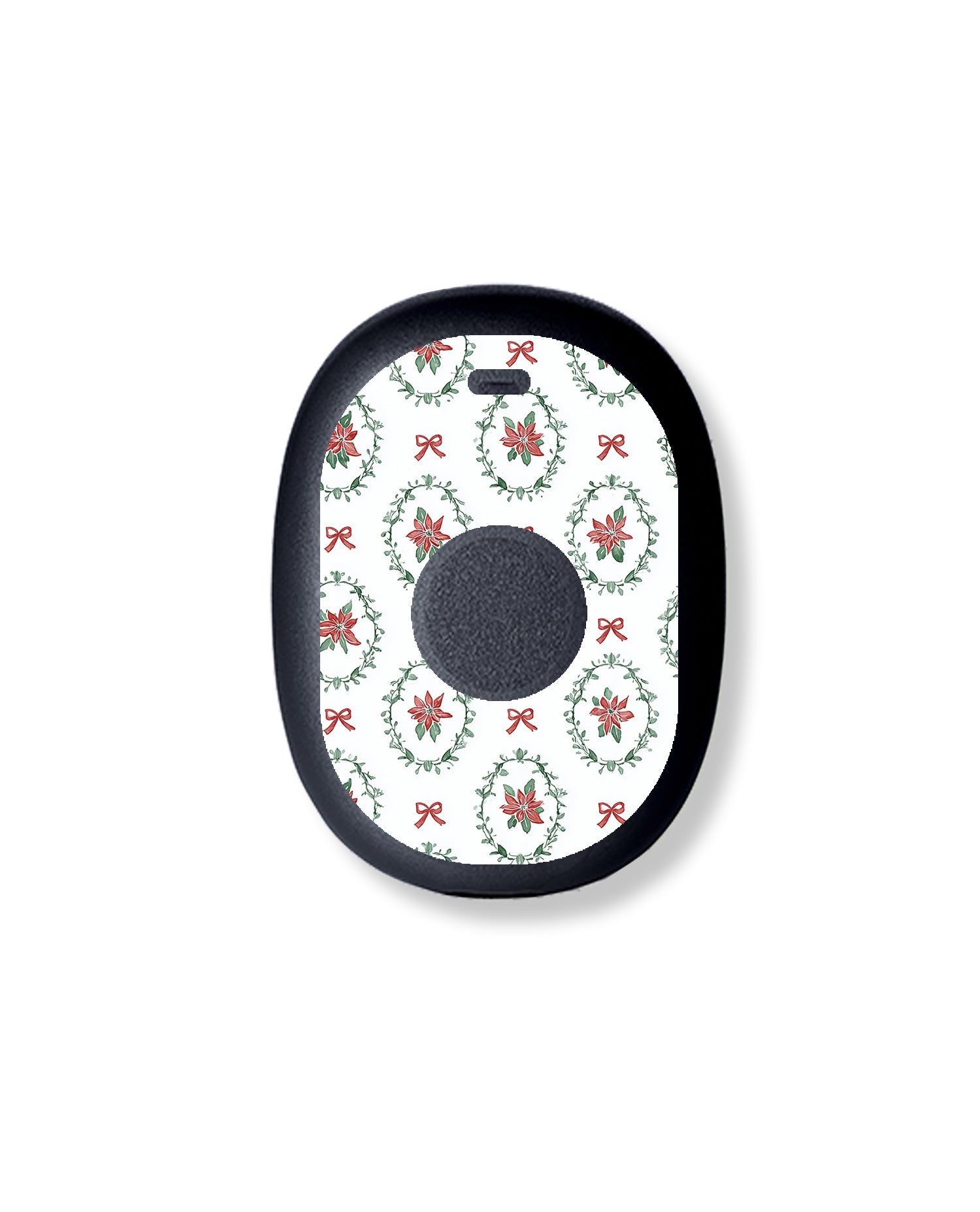 Poinsettia Parade Eversense 365 Smart Transmitter Sticker - Pump Peelz