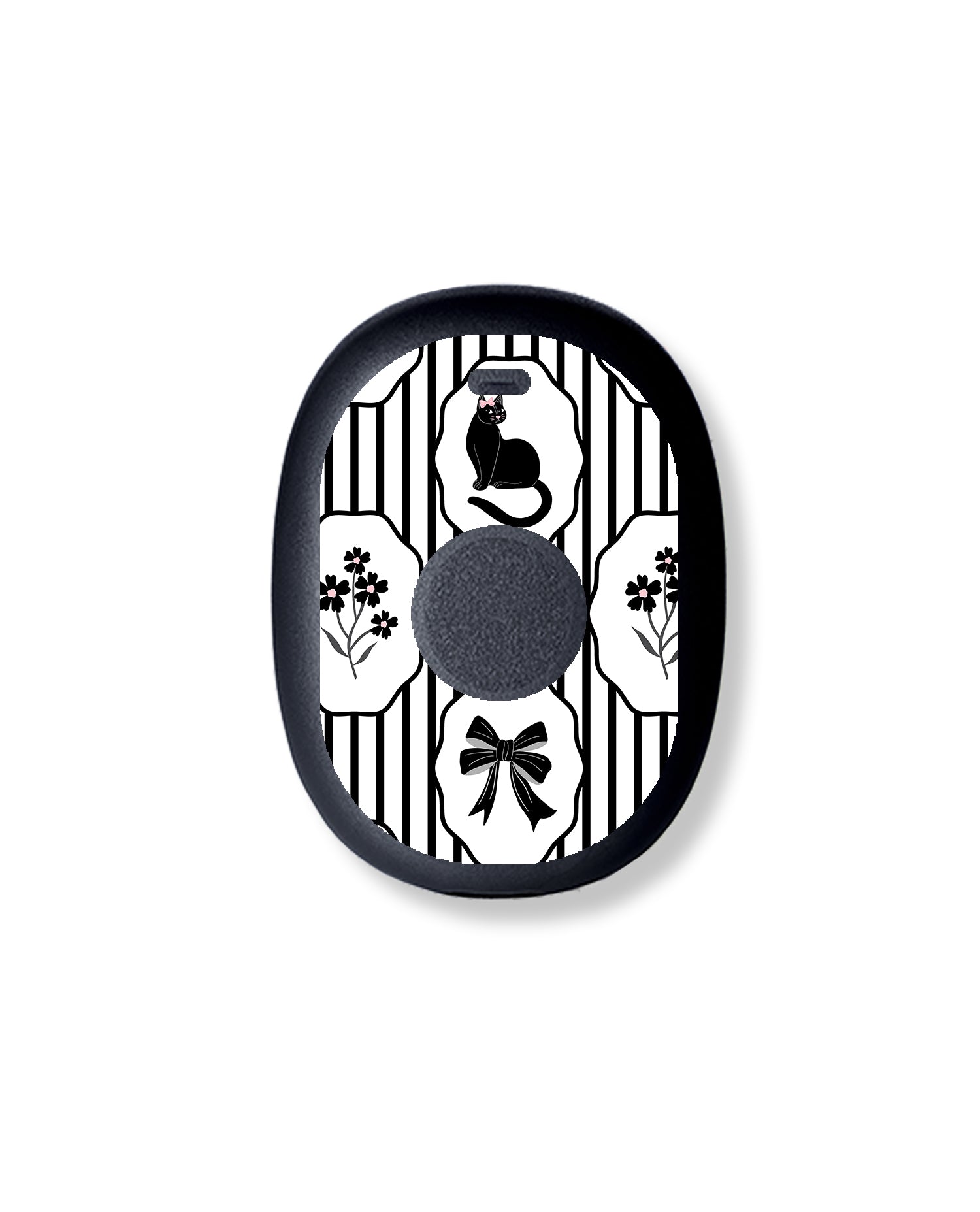 Midnight Cat Eversense 365 Smart Transmitter Sticker - Pump Peelz