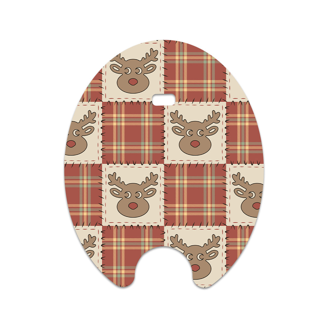 Rustic Reindeer Eversense Smart Transmitter Sticker - Pump Peelz