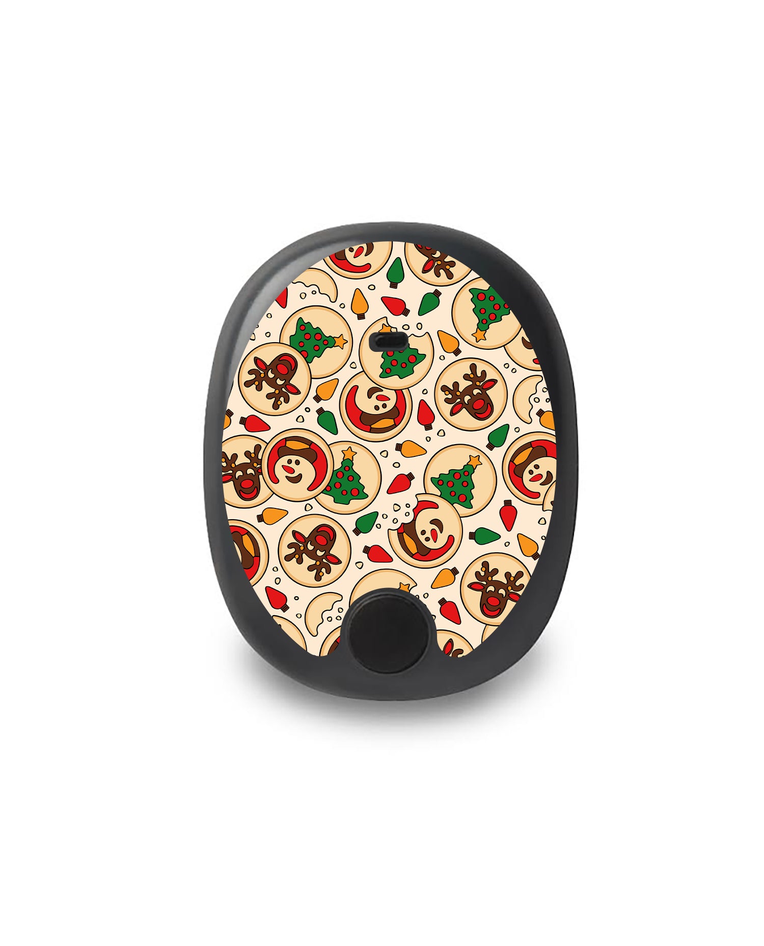 Santa's Cookies Eversense Smart Transmitter Sticker - Pump Peelz