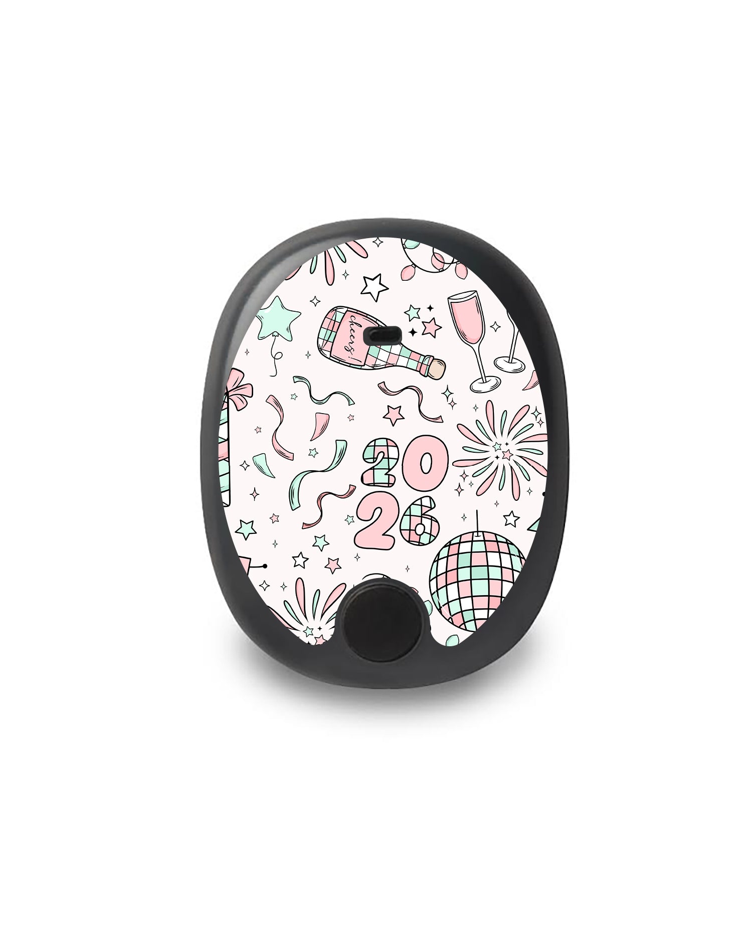 Cheers to '26 Eversense Smart Transmitter Sticker - Pump Peelz | Pump