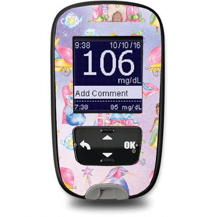 Fairytale Sticker For The Accu-Chek Guide Glucometer Meter Peelz Accu-Check