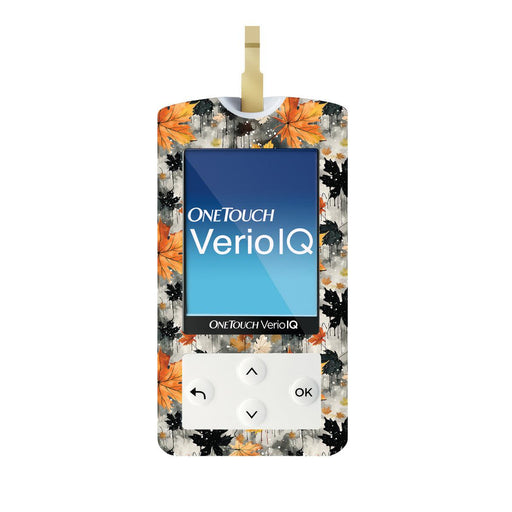 Fall Camo for OneTouch Verio IQ Glucometer-Pump Peelz