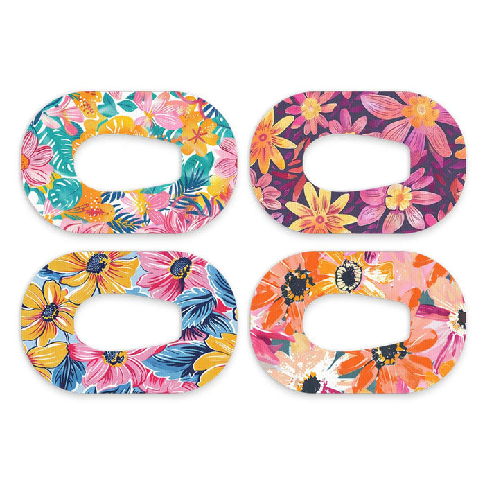 Floral Variety Patch Tape Designed for the Dexcom G6-Pump Peelz