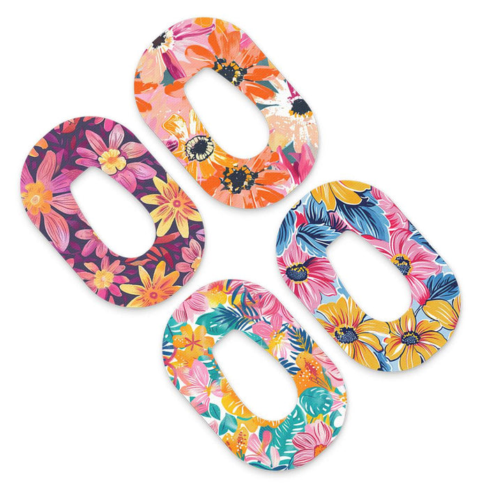 Floral Variety Patch Tape Designed for the Dexcom G6-Pump Peelz